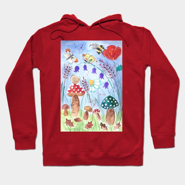 Mushroom Land! Hoodie by Casimirasquirkyart